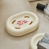 S137-1005 soap box, no lid, printed, water-draining, portable, small, shock-resistant, detachable, washbasin and laundry room soap details Picture